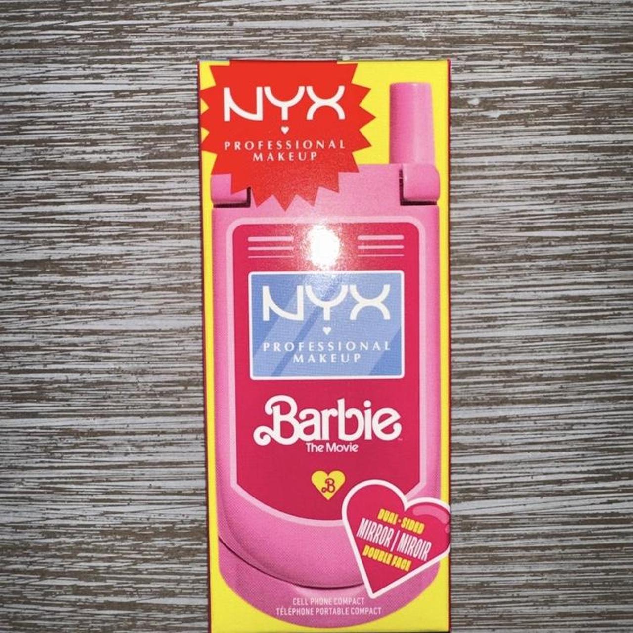 NYX X Barbie Flip Phone Cosmetic Mirror : Barbie... - Depop