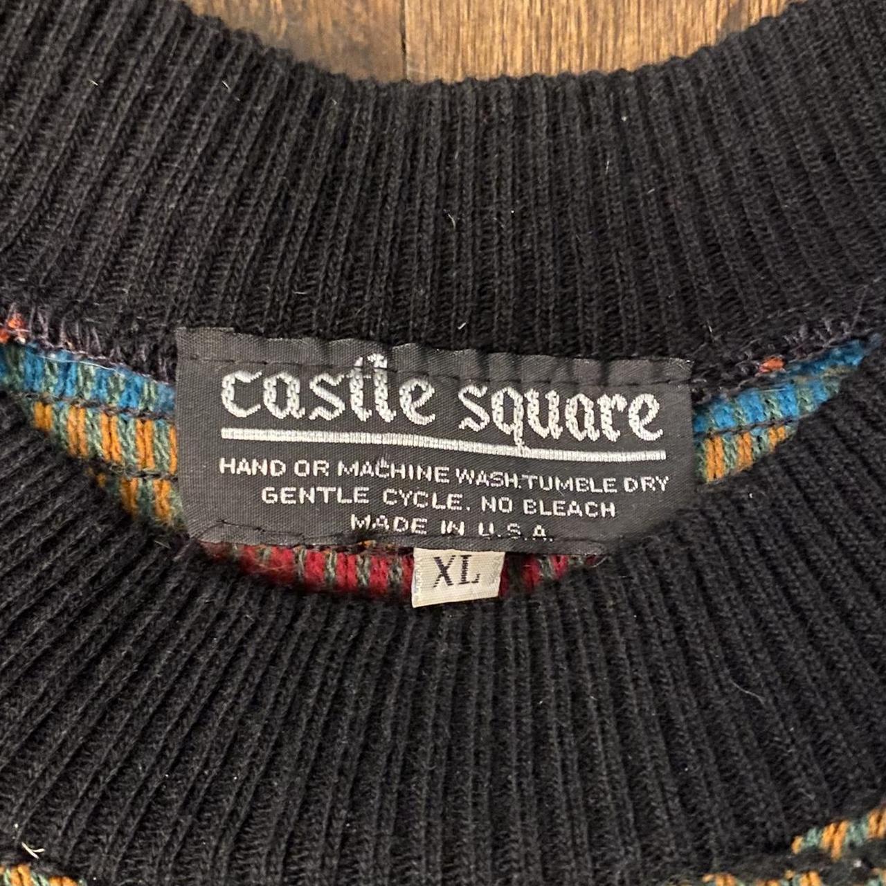 Vintage Men's Sweater - Multi - XL – Castle Squar… - image 2