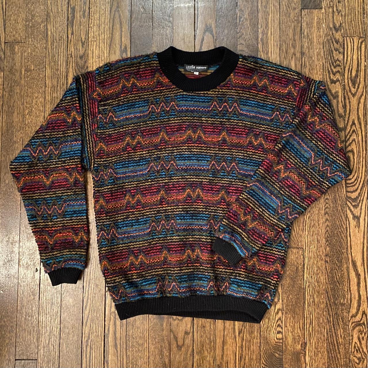 Vintage Men's Sweater - Multi - XL – Castle Squar… - image 1
