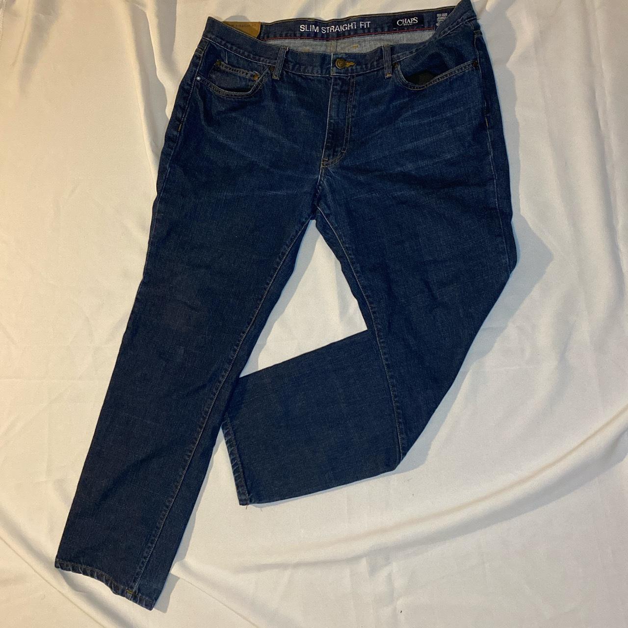Chaps denim Modern slim straight fit Gently Used No... Depop