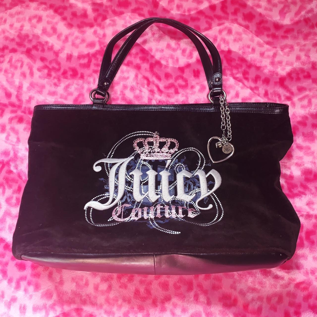 Juicy Couture Women's Brown and Pink Bag | Depop