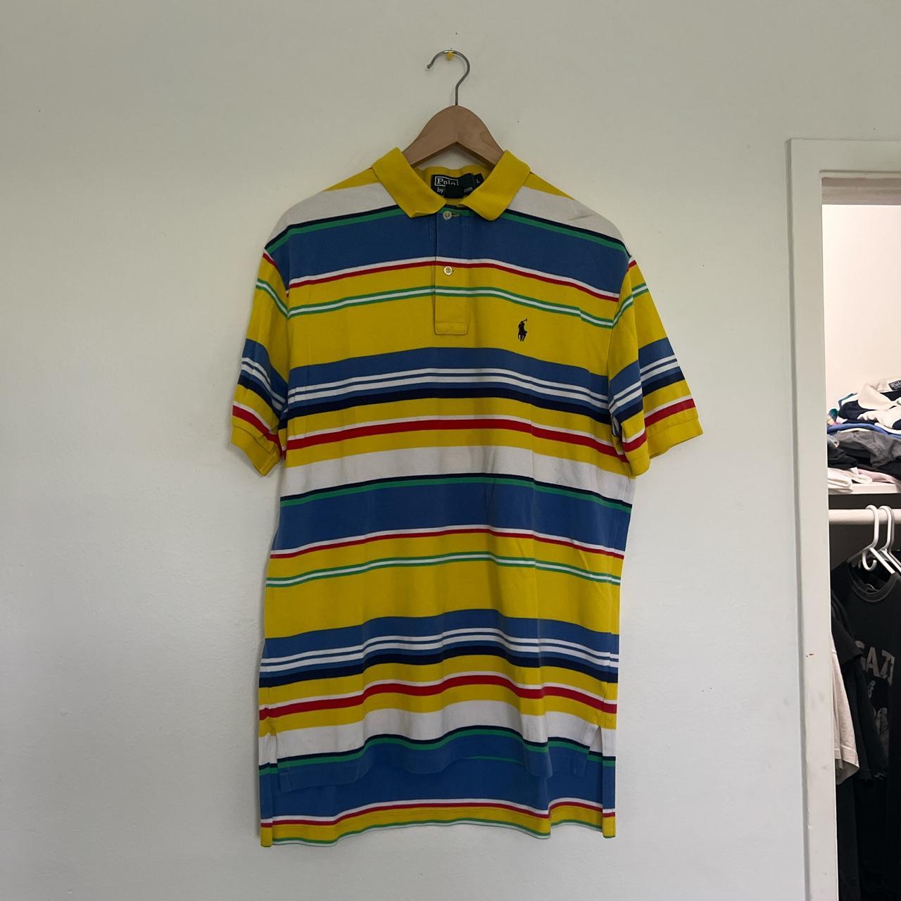 Vintage 1990s polo ralph lauren polo shirt size... - Depop