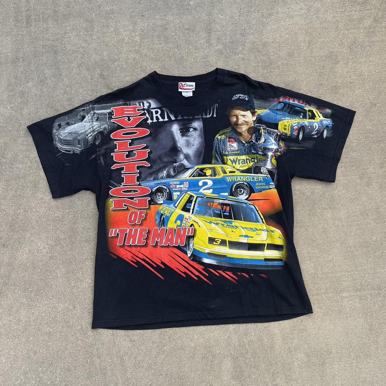 Vintage 90’s Dale Earnhardt Nascar All Over Print... - Depop