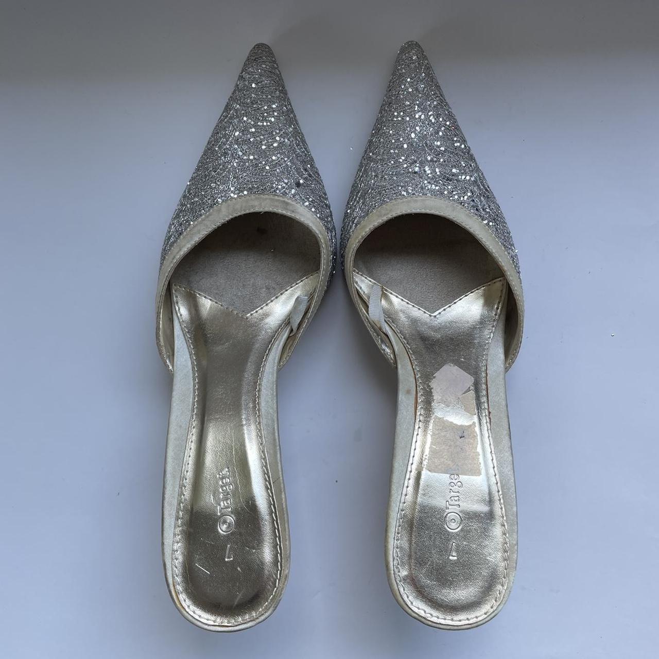 sparkly kitten heels