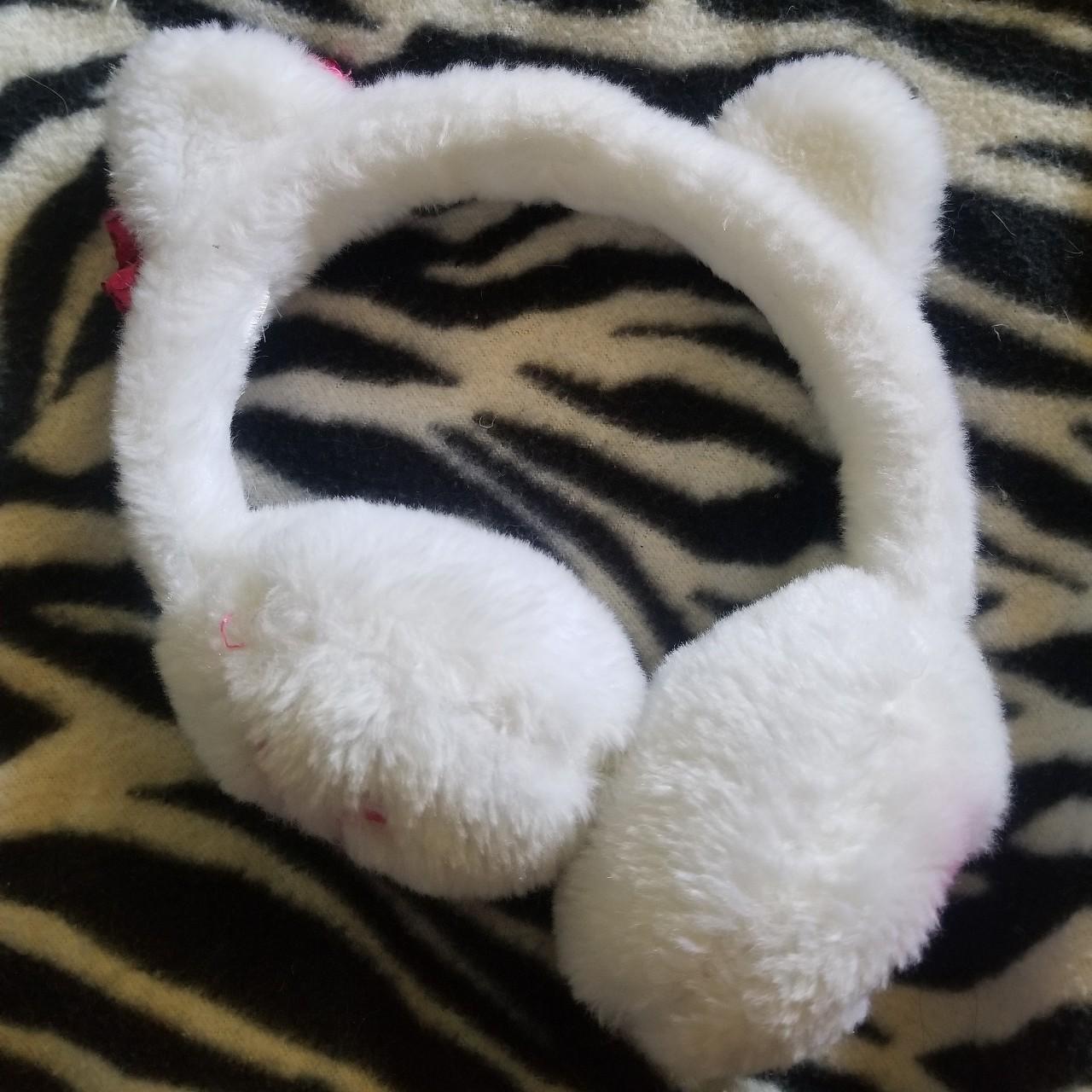 HELLO KITTY EARMUFFS Y2k Hello Kitty I've had them... - Depop