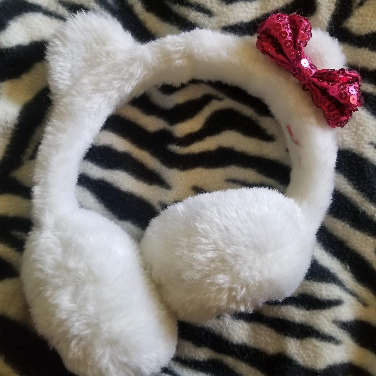 HELLO KITTY EARMUFFS Y2k Hello Kitty I've had them... Depop