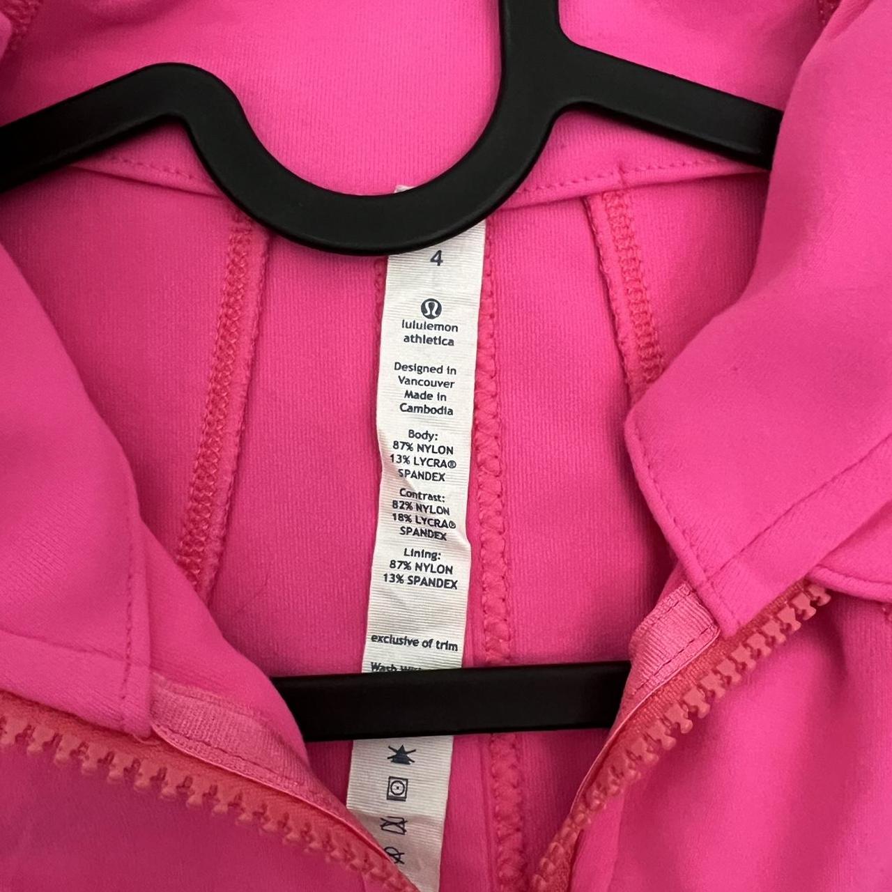 Sonic Pink Lululemon Define Jacket Size 4 Rare not - Depop