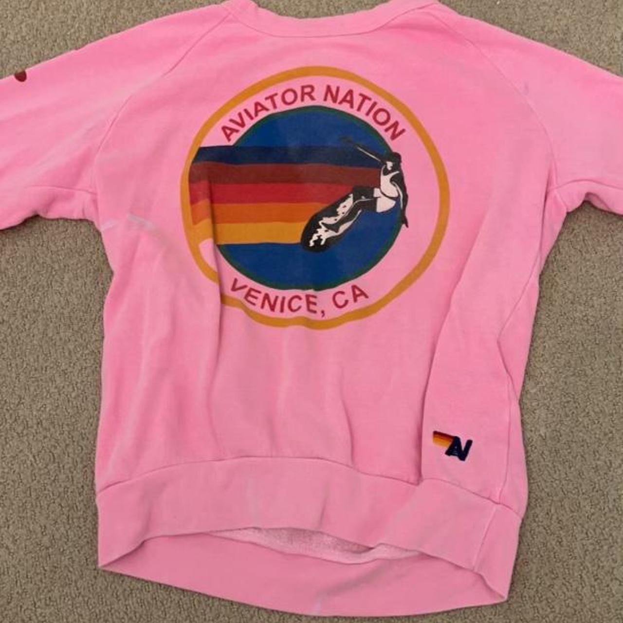 Aviator Nation Women's multi Sweatshirt Depop