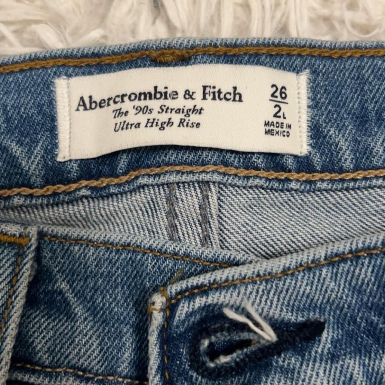 NEW WITH TAG Abercrombie & Fitch 90’s Straight Ultra... - Depop