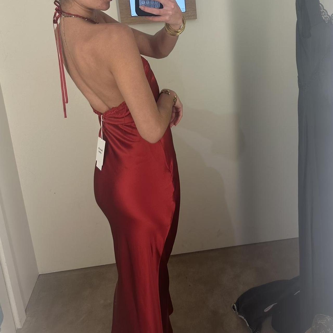 Aara silk dress from reformation worn once. Size S Depop