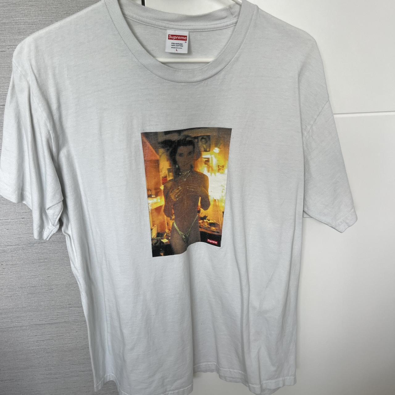 Supreme topless girl T-shirt AUTHENTIC Size L | Depop