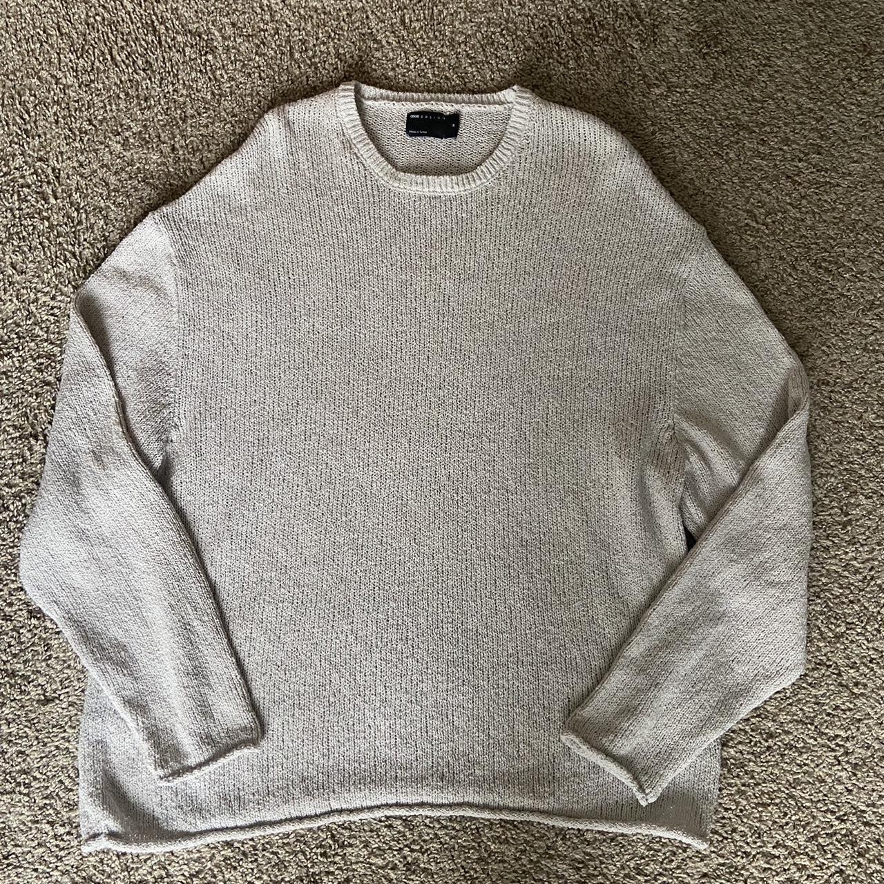 Men's Grey Jumper | Depop