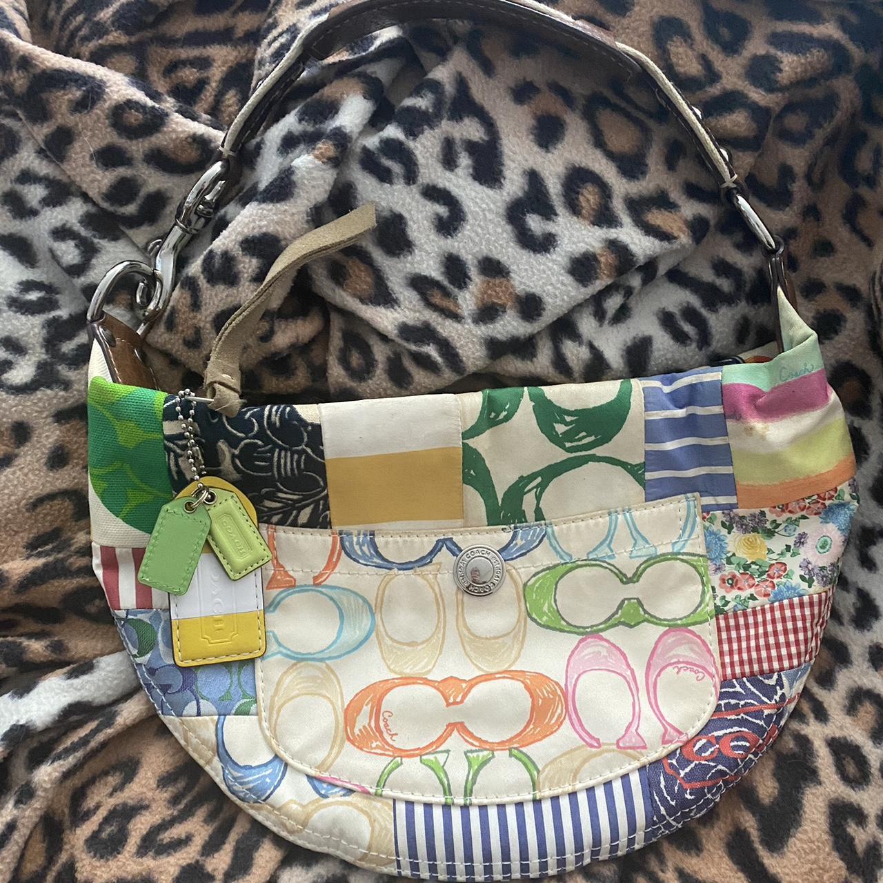 COACH MULTI-COLOR sale HOBO HANDBAG