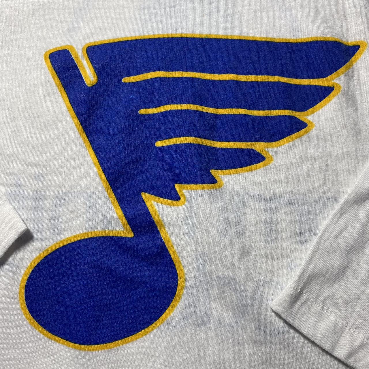 Vintage St Louis Blues Jersey XL Blue Multicolor 90s - Depop