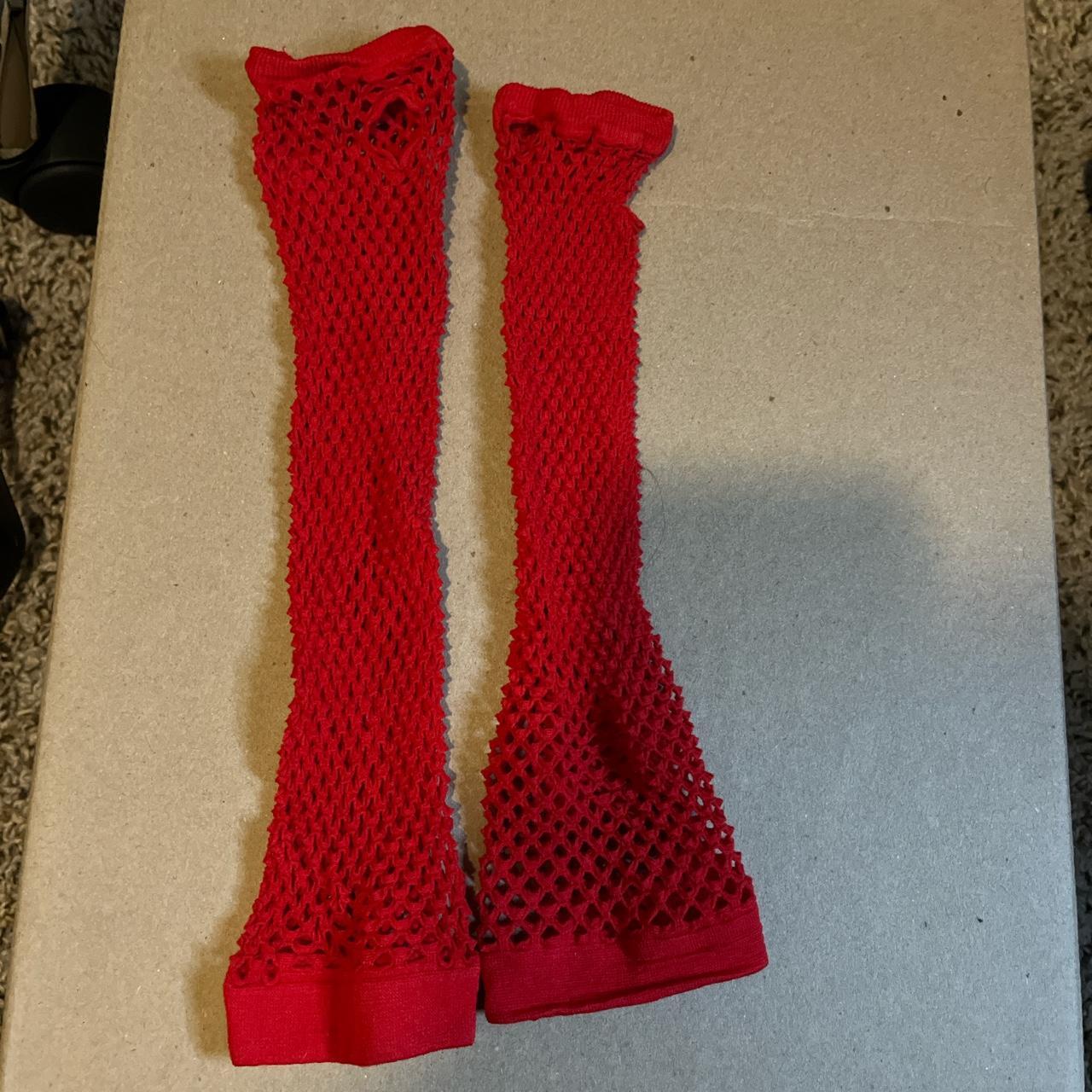 Red glove sleeves Tags grunge emo... Depop