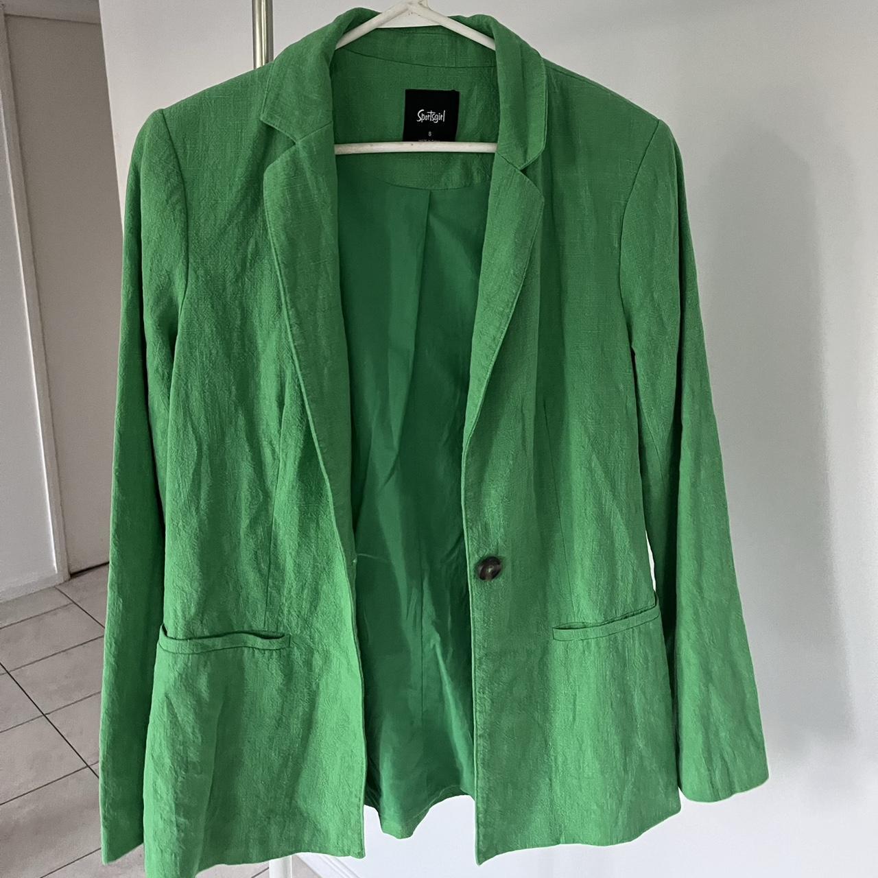 Green Blazer Set shorts size xs and blazer size S 💚 - Depop