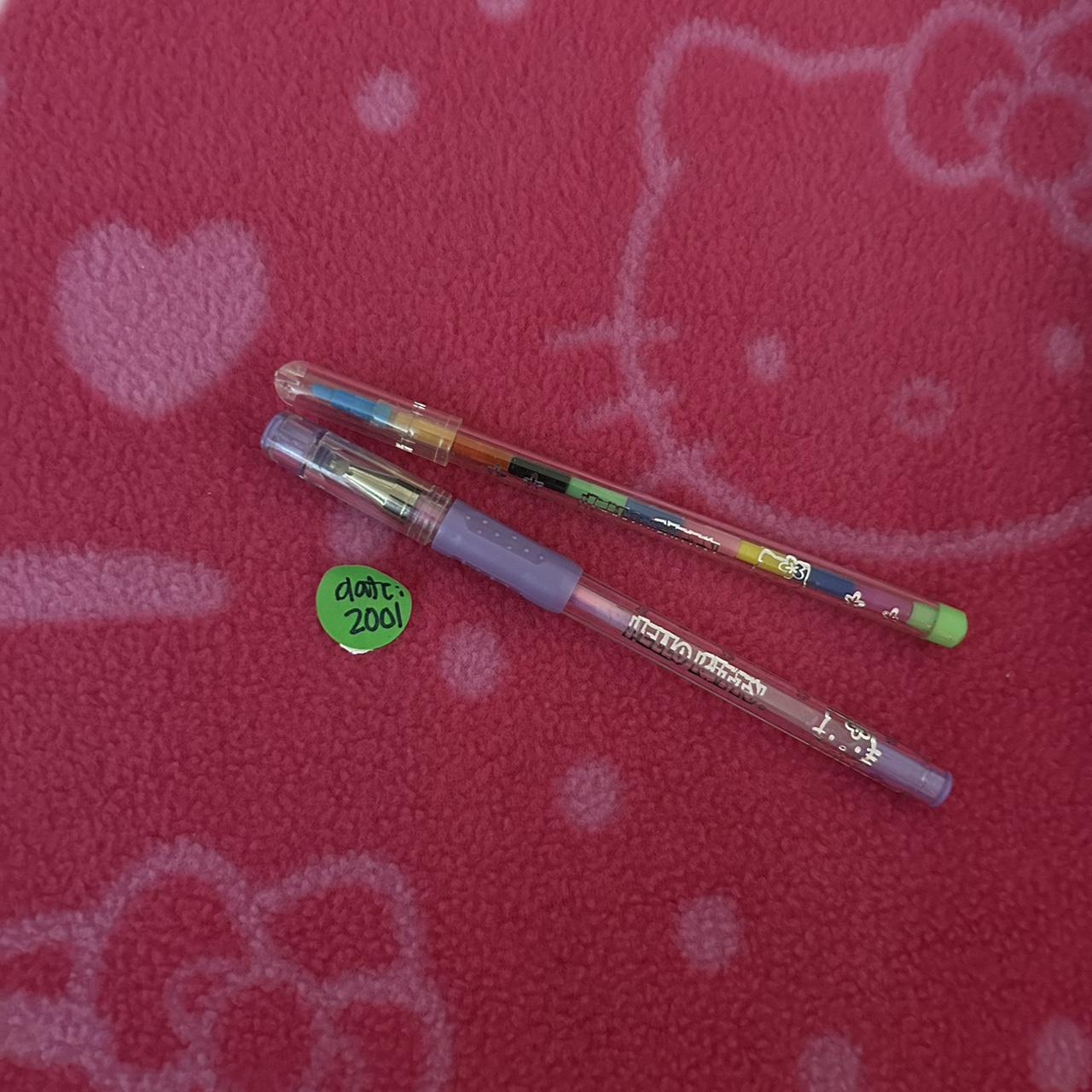 Vintage 1990s Hello Kitty colored pencil set by - Depop