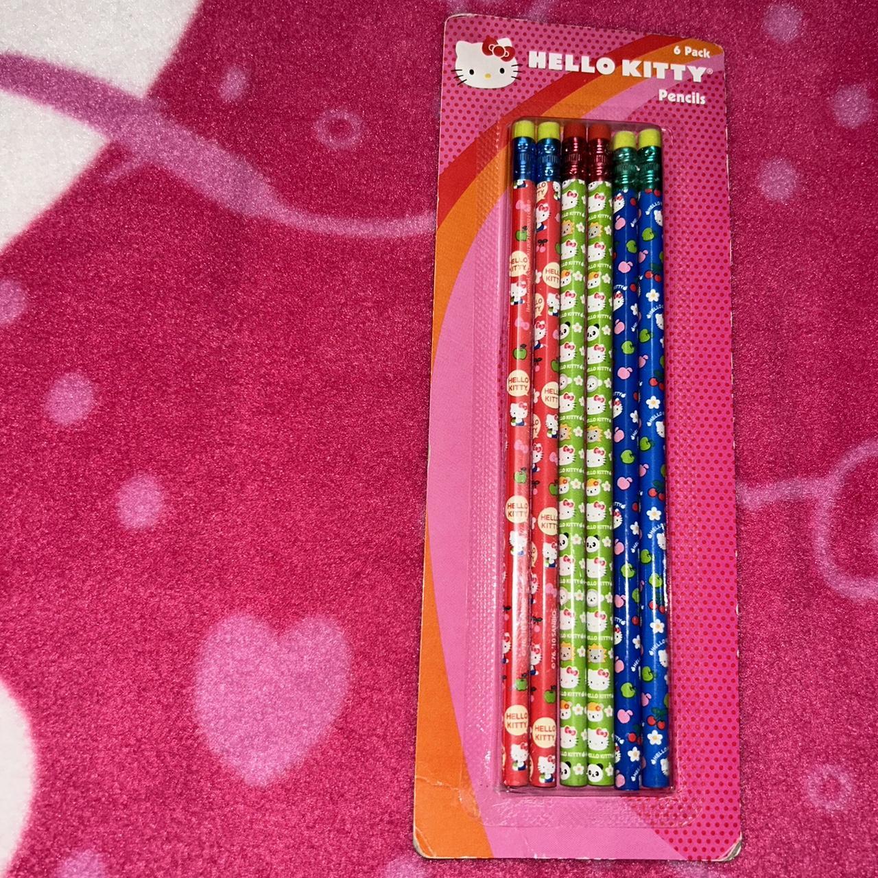 2010 hello kitty 6 pack of pencils! details - Depop