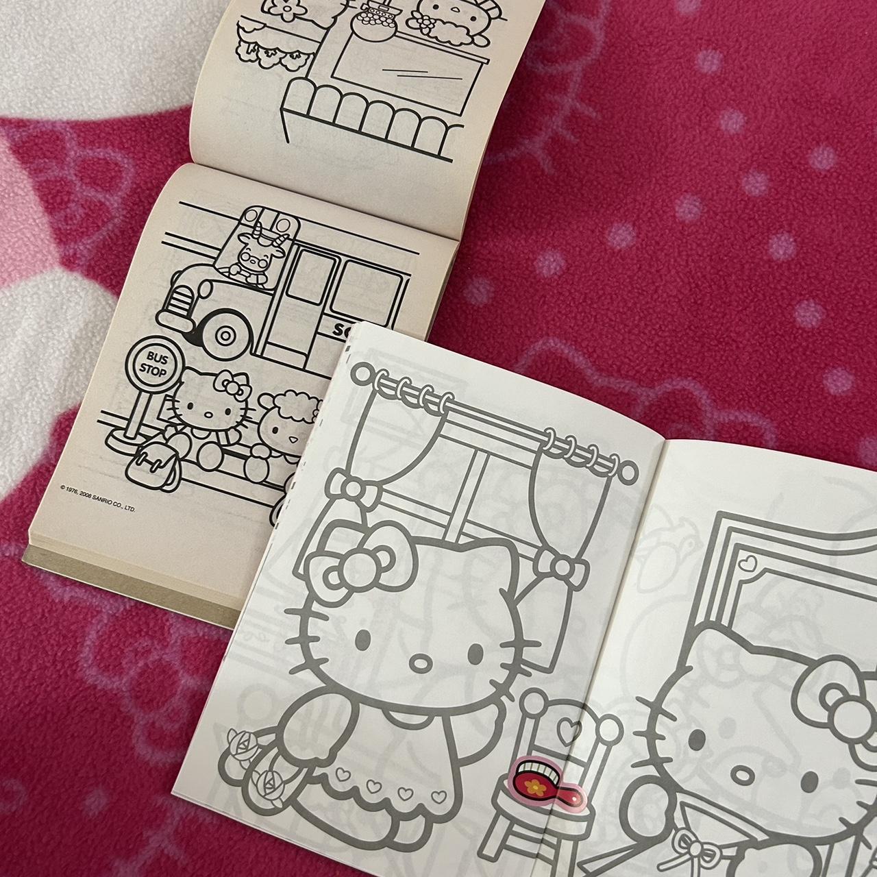 Hello kitty 1987 coloring book with stickers Only - Depop