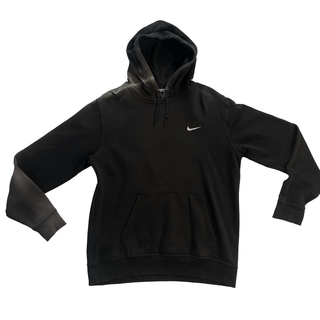 black nike hoodie small logo