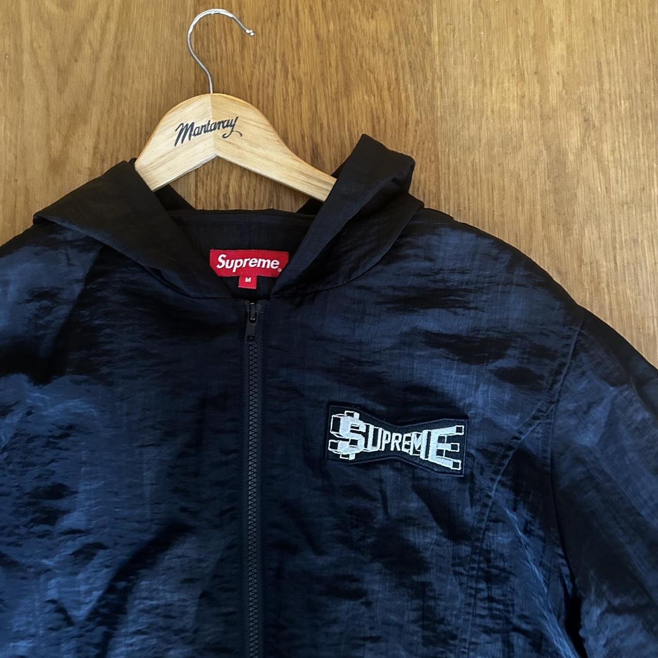 Supreme skew hooded nylon jacket hotsell