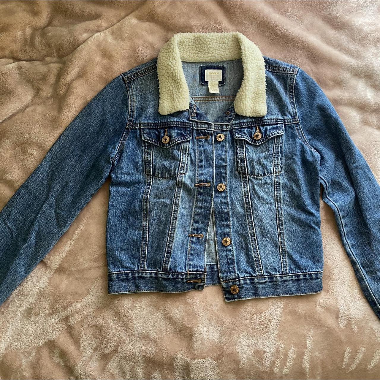 Children’s sherpa jean jacket! Cute for fall and winter - Depop