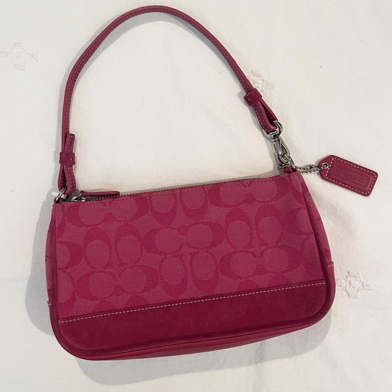 Rare vintage pink coach purse! Absolutely perfect... - Depop