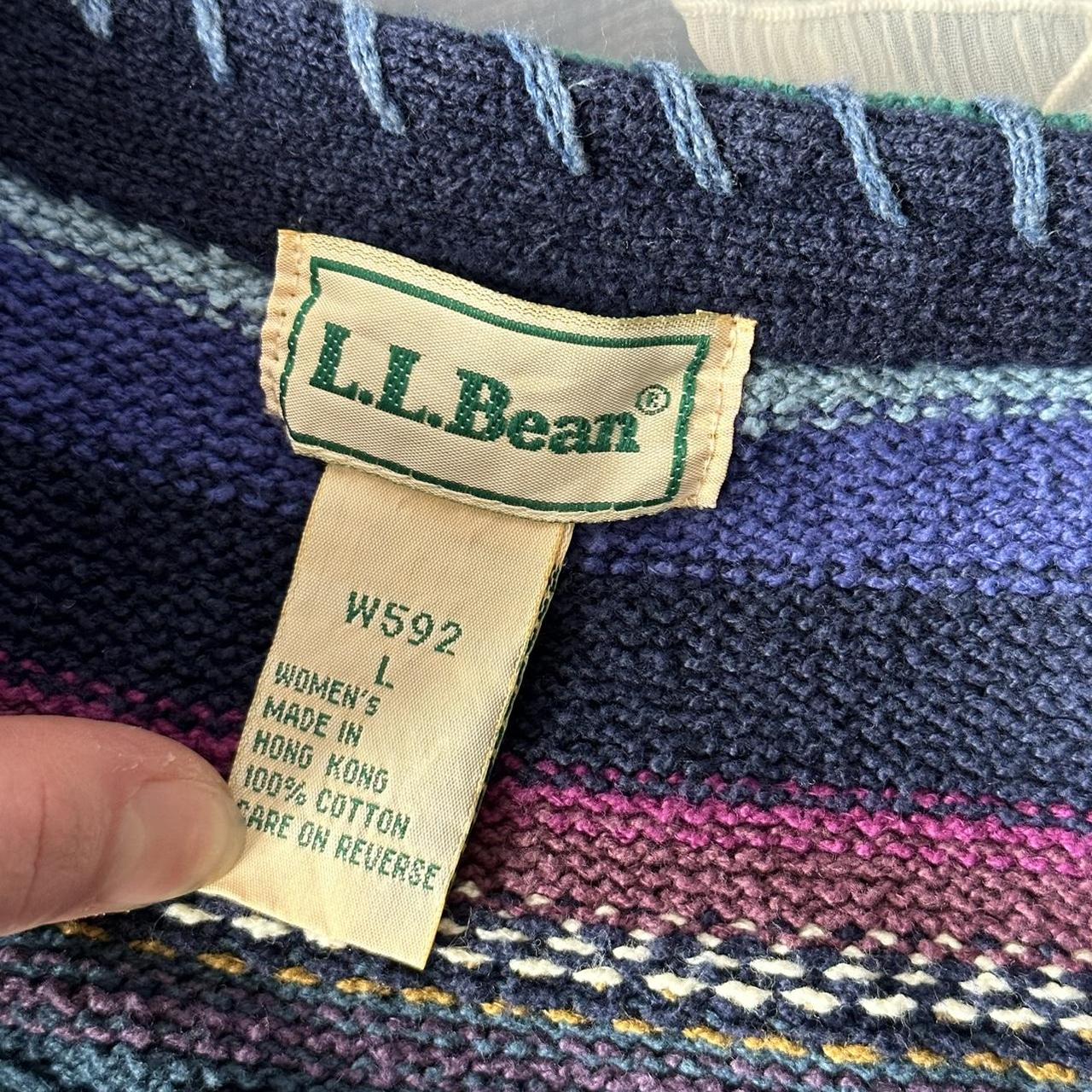 L.L.Bean Women's Multi Cardigan | Depop