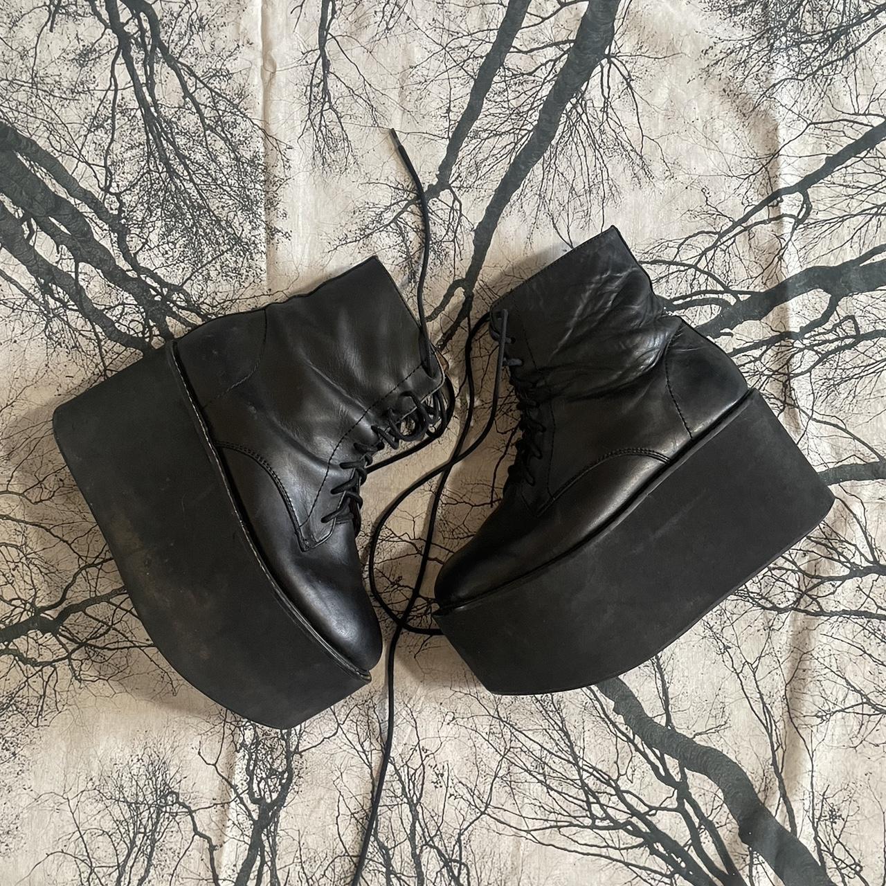 Jeffrey campbell clearance black platform boots