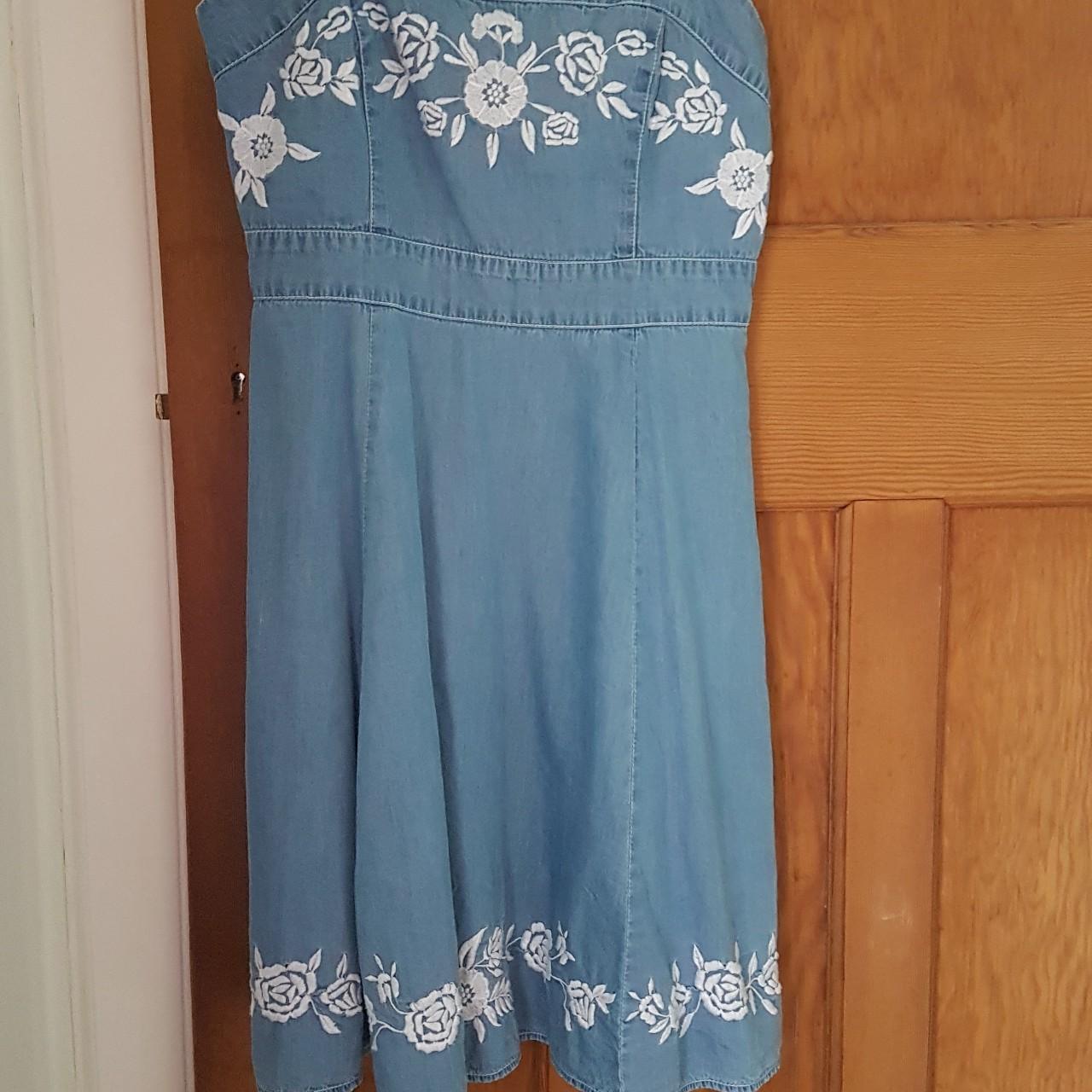 Denim dress f&f best sale