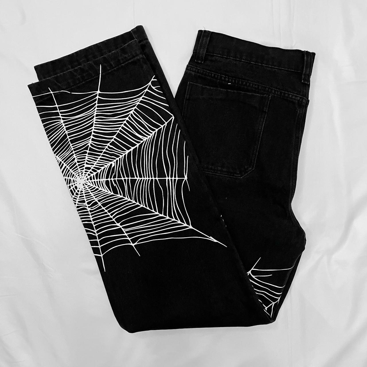 Jaded Man Spider  Jeans New no tag 32 Waist Depop