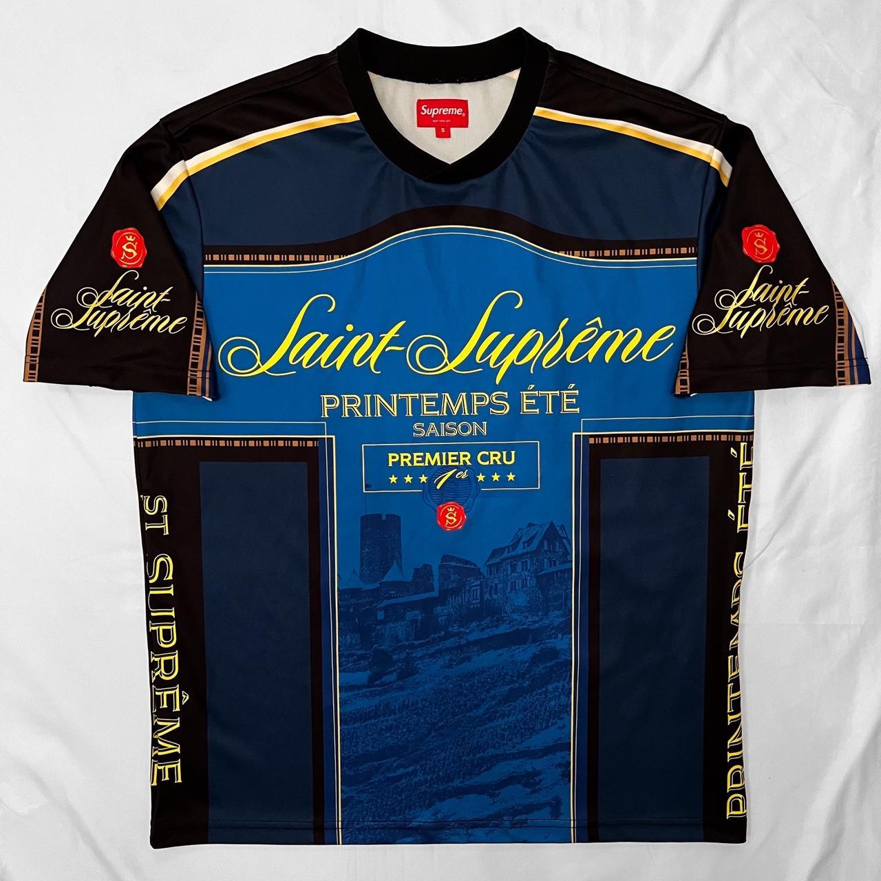 ウェア Supreme Premier Soccer Jersey Supreme Premier Soccer Jersey Navy Men's - SS22 - US