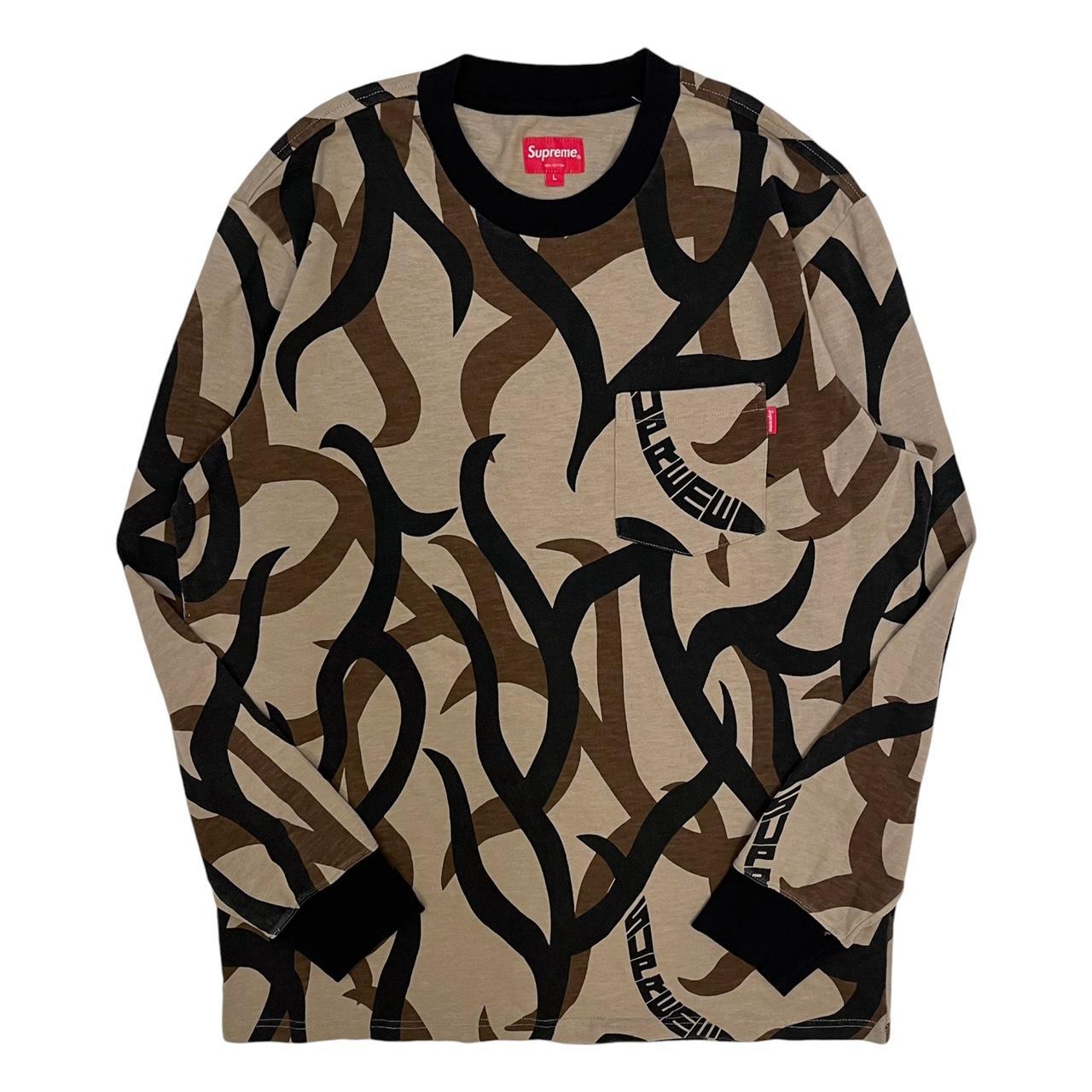 2019 Supreme Long Sleeve LS Heavyweight Cut & Sew | Depop