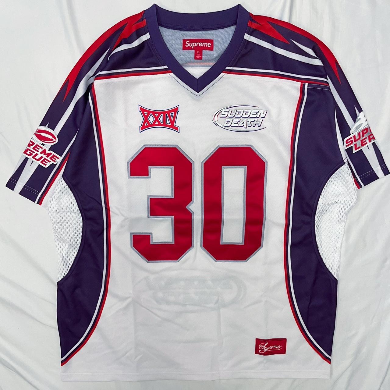 シャツ Supreme Sudden Death FootballJerseyBlack supreme sudden death football jersey | eBay