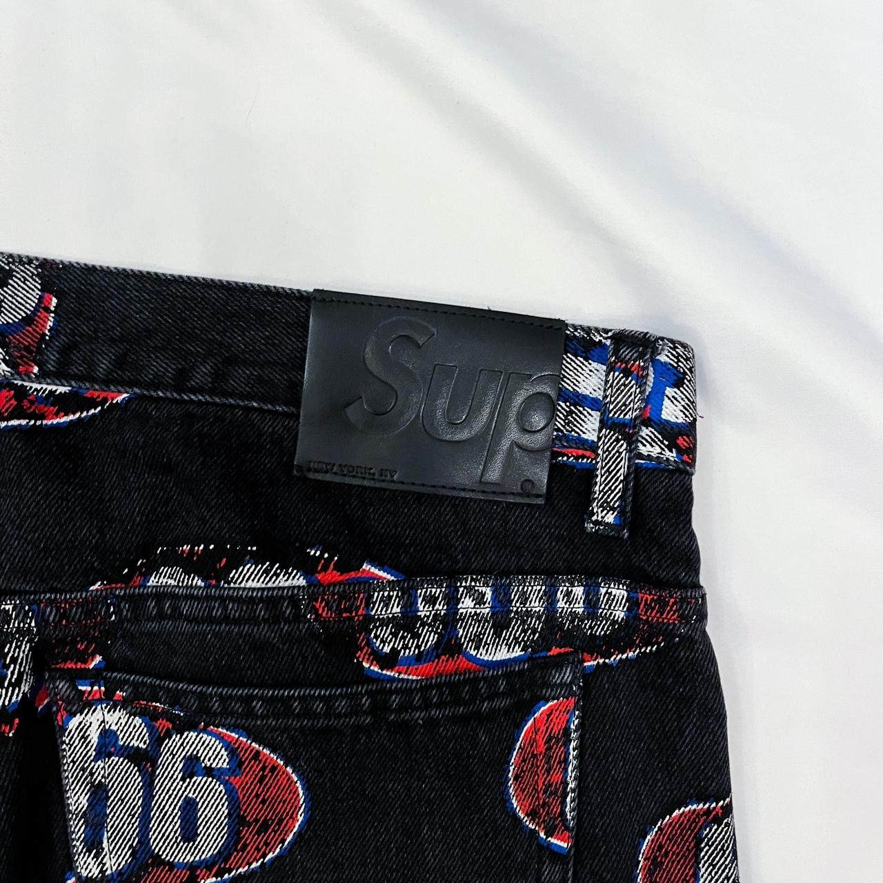 2017 Supreme 666 Trucker Denim Jeans Pants Straight | Depop