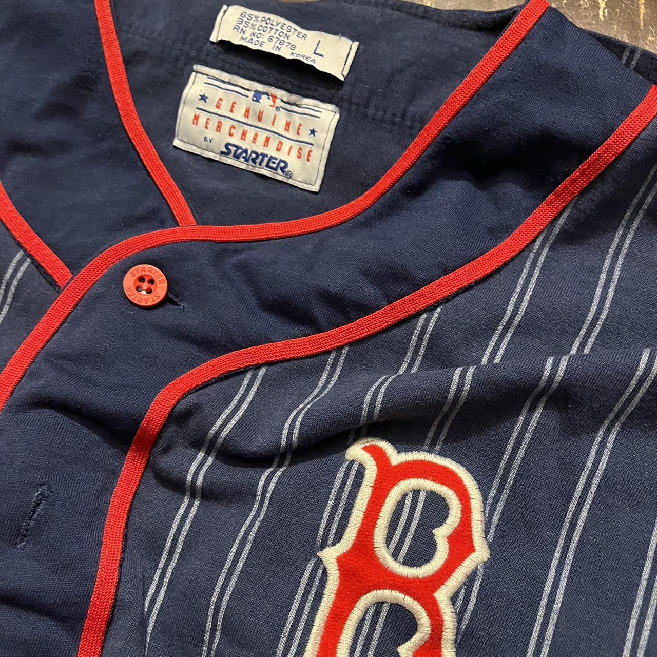 Genuine Merchandise, Shirts, Vintage Pinstripe Red Sox Jersey