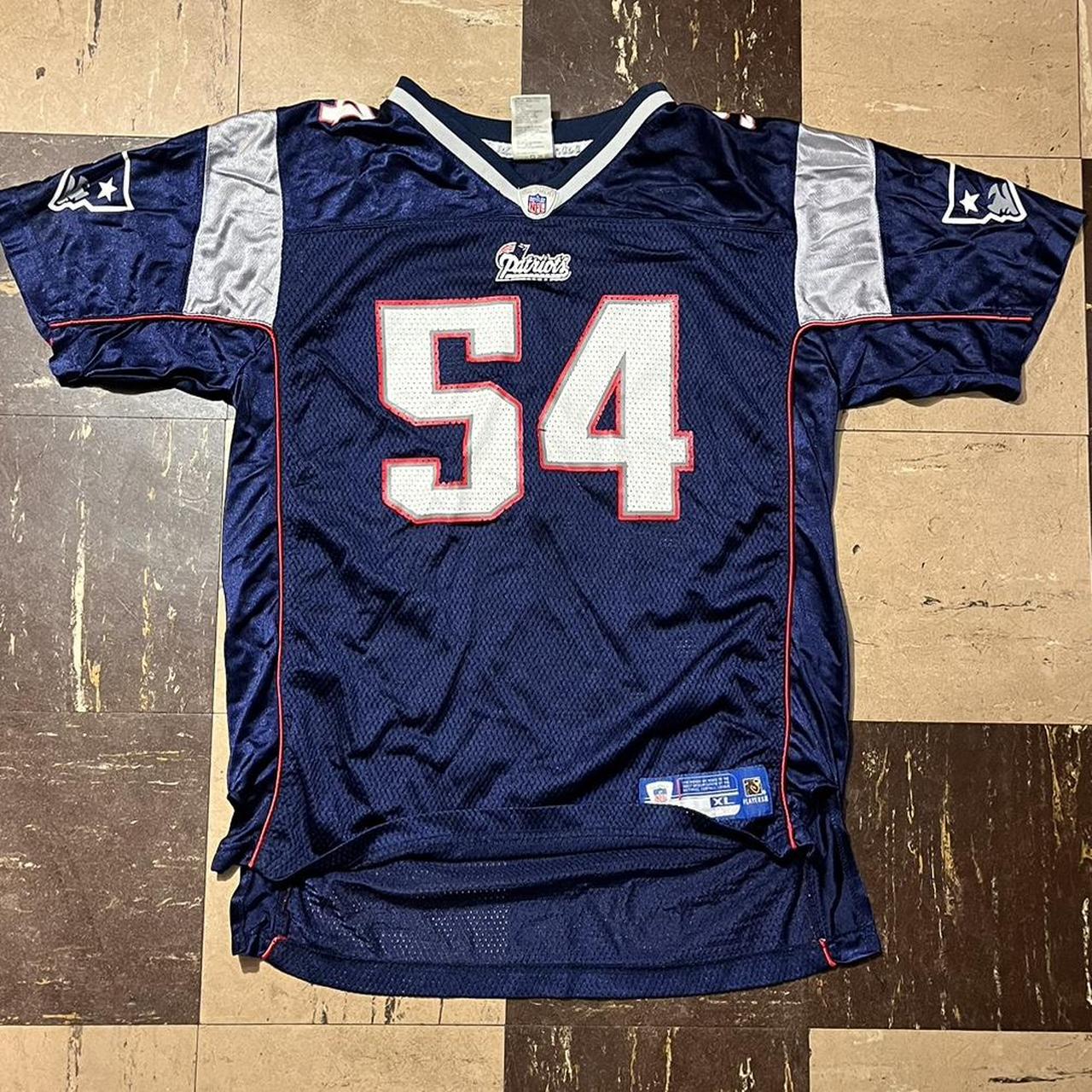 Vtg Reebok Patriots 'Tedy Bruschi' Jersey - L Vtg - Depop