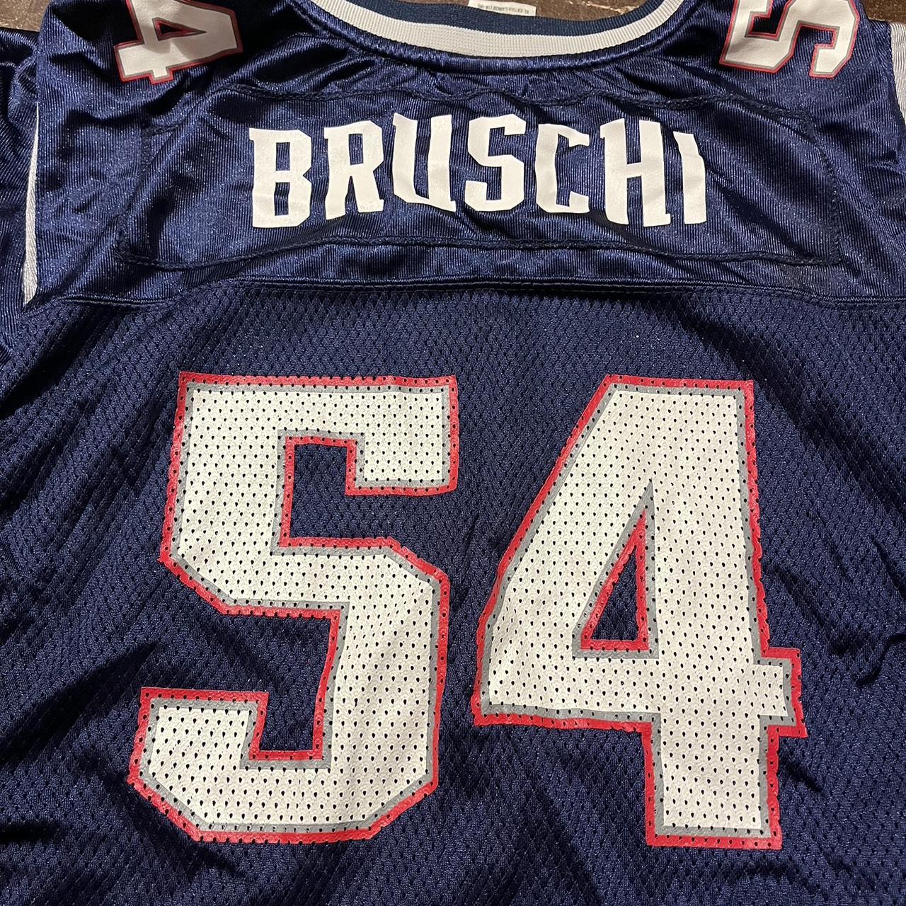 Vtg Reebok Patriots 'Tedy Bruschi' Jersey - L Vtg - Depop