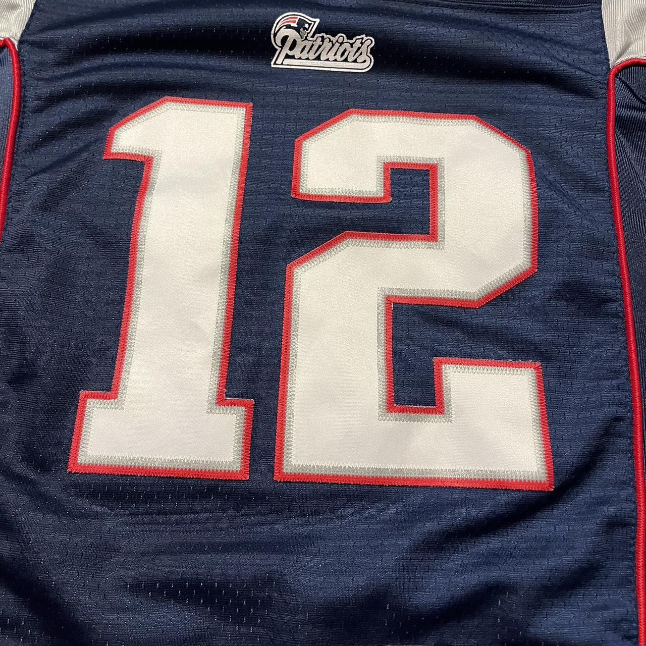 Vintage New England Patriots Tom Brady Jersey in - Depop