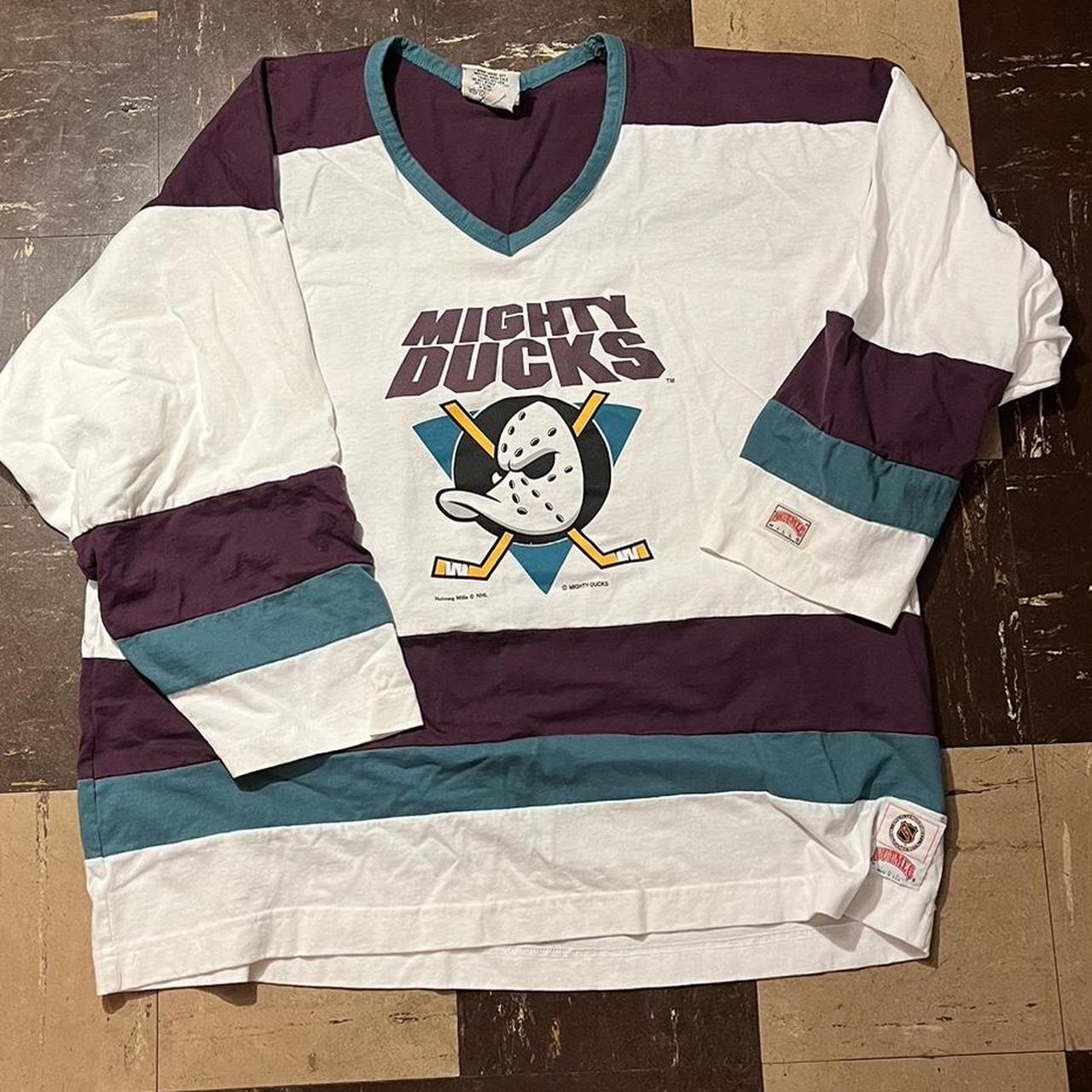 90's Anaheim Mighty Ducks Starter NHL Jersey Youth XL