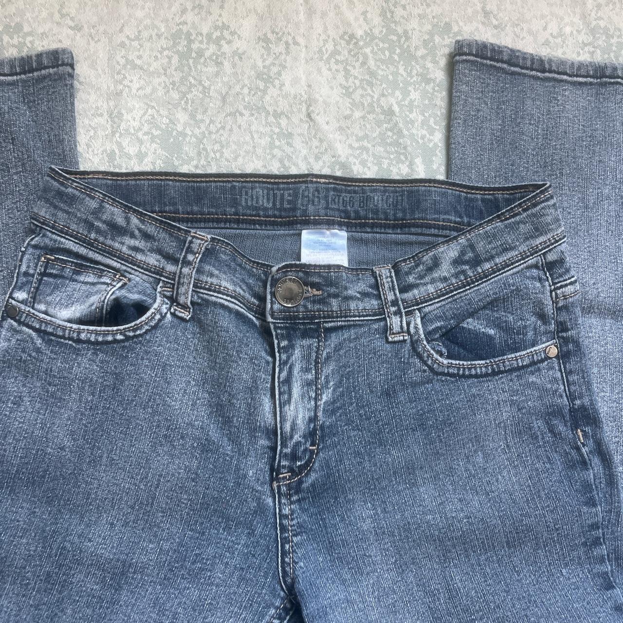 Vintage Route 66 bootcut low rise jeans size 24 /0 - Depop