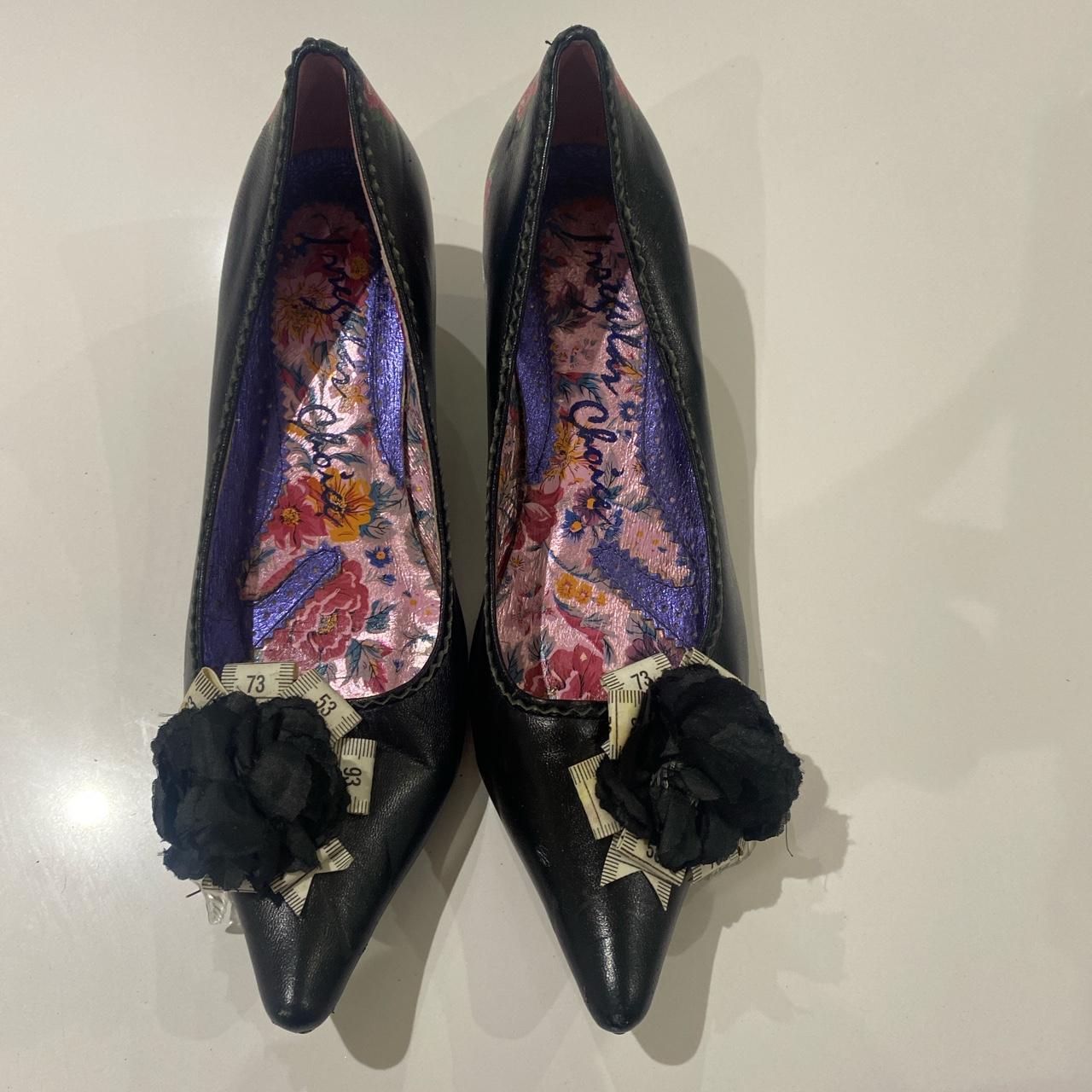 Irregular choice shoes with tape measure