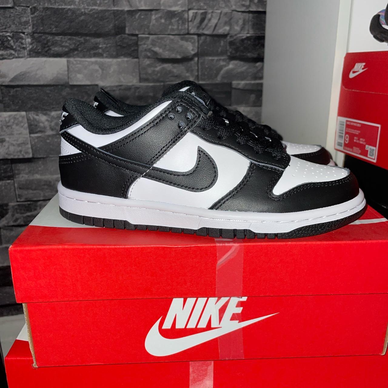 PANDA NIKE DUNK LOW SIZE UK 3 - Depop