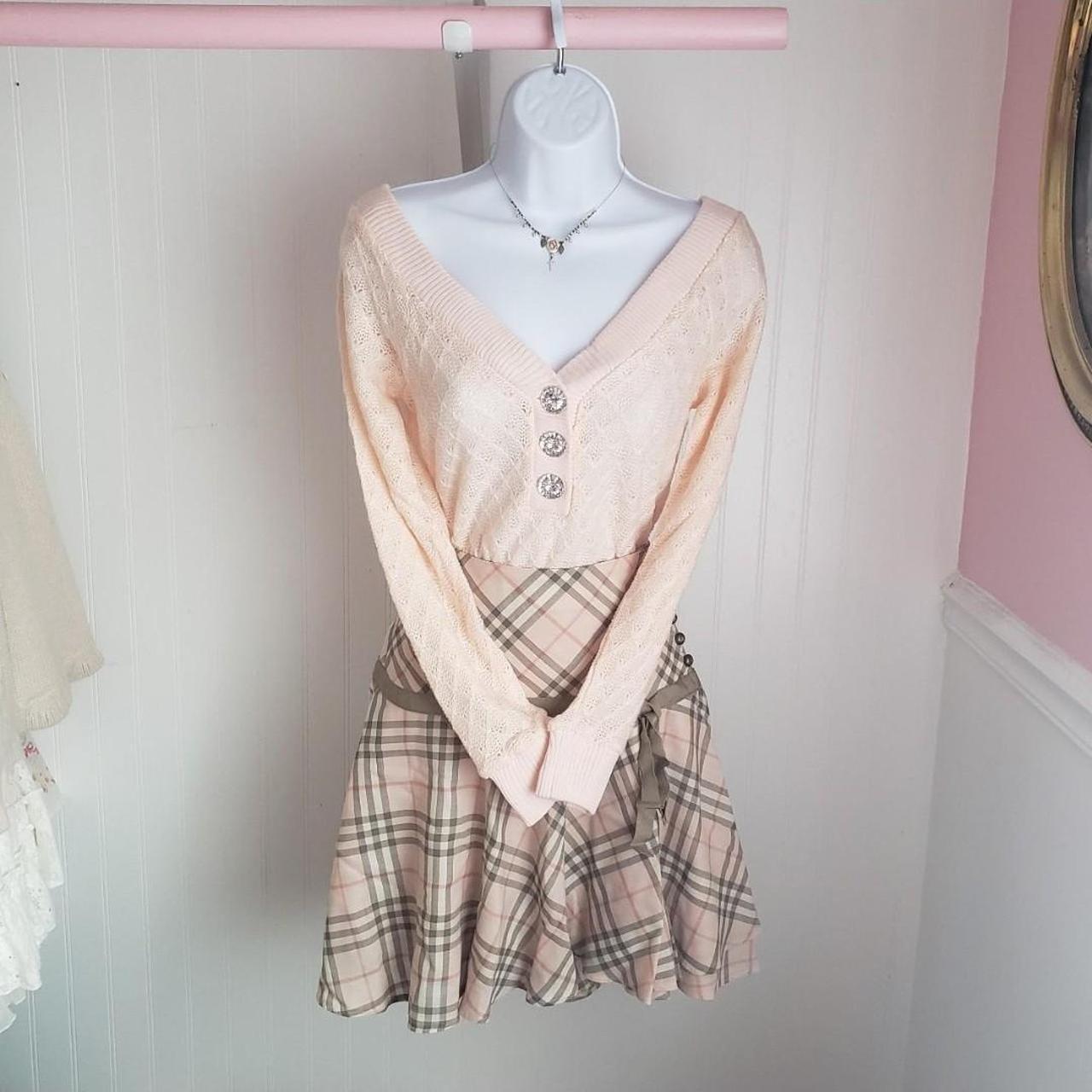 Burberry London Pink plaid - Depop