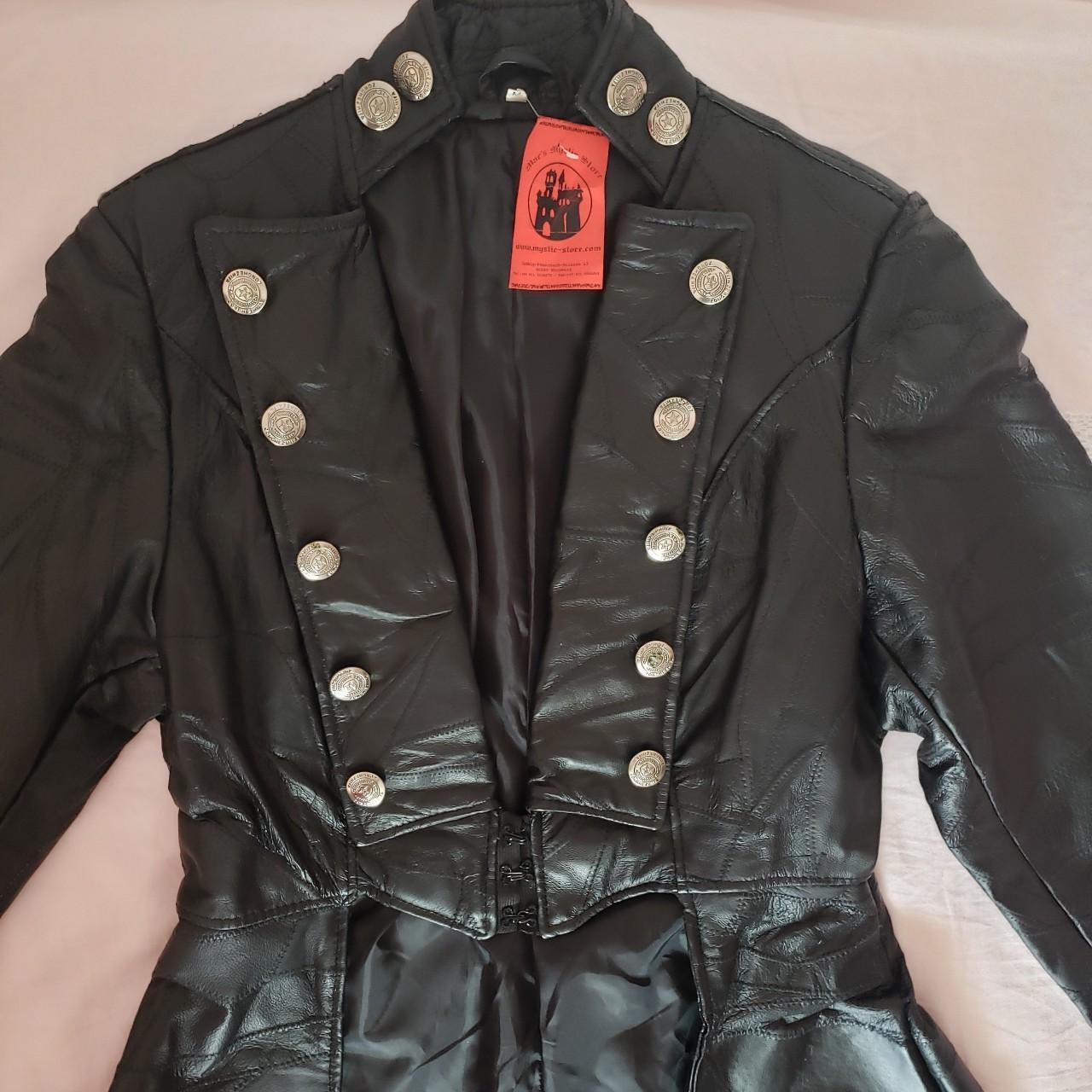 BNWT genuine leather trench coat from Germany. Size... - Depop