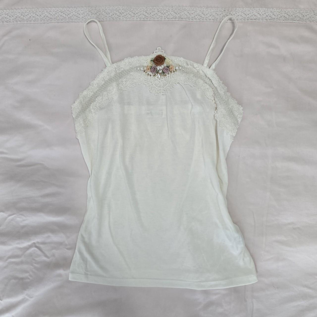 Axes Femme Women's Tank top - White/Pink - S – An… - image 4