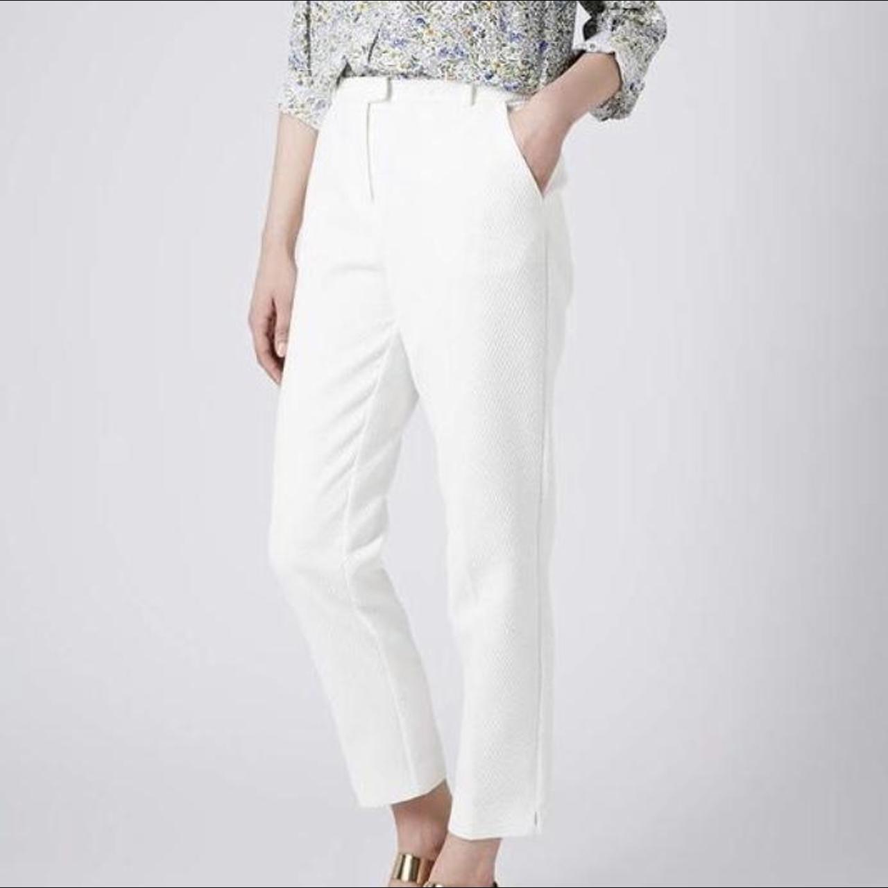 Topshop Womens White Trousers Depop 9189