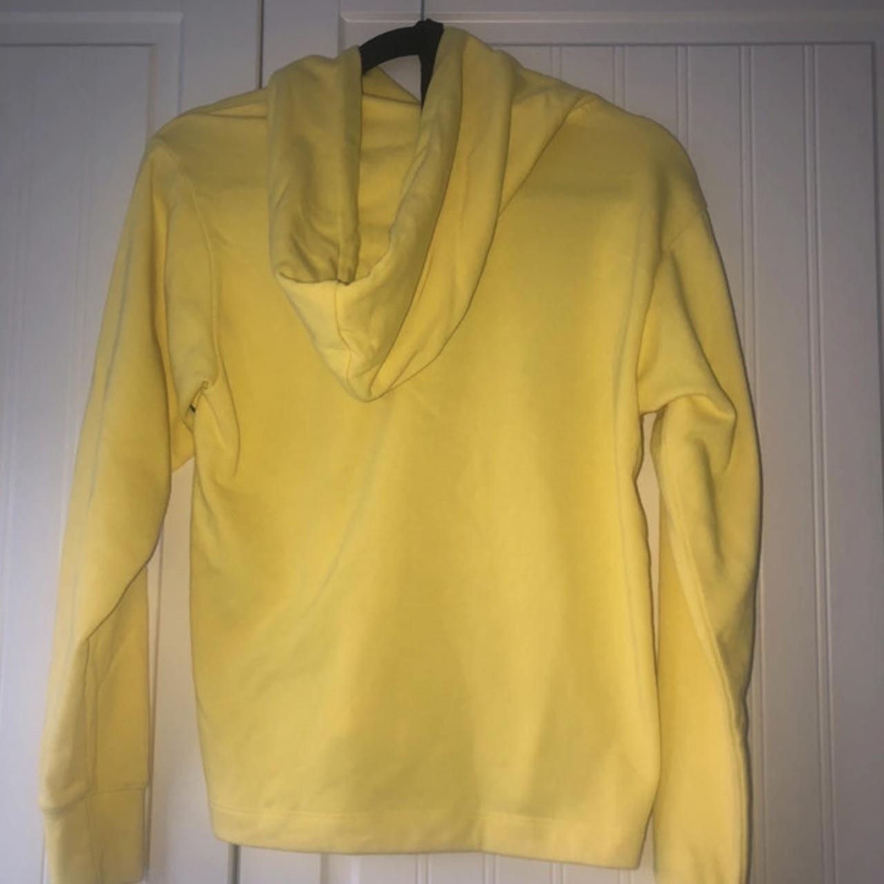 Yellow Champion hoodie Size small (6-8). Only worn... - Depop