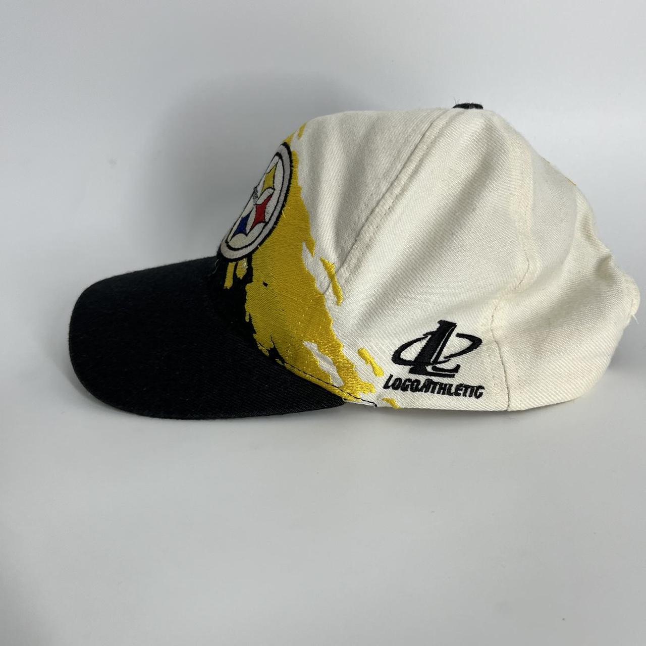 Pittsburgh Steeler Hat White Black Yellow One Size - Depop