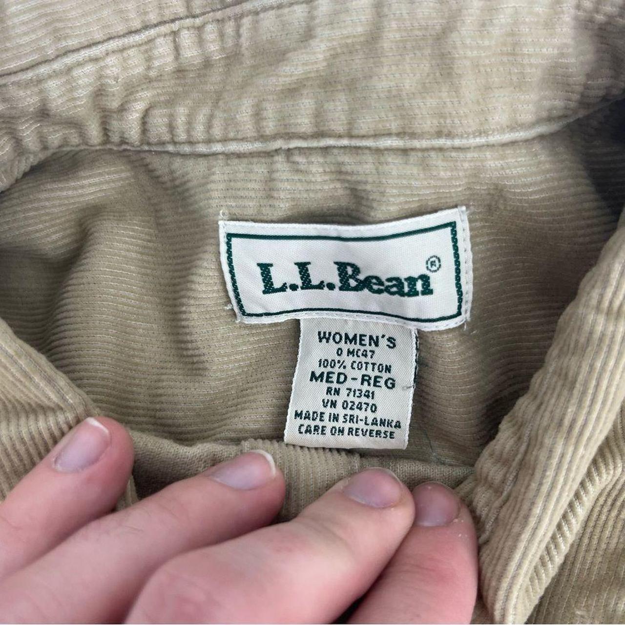 L.L.Bean Women's Shirt - Tan - M – LL Bean Shirt … - image 4